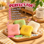 Berry Toast Squishy Toy – Slow Rising Soft Stress Relief Fidget
