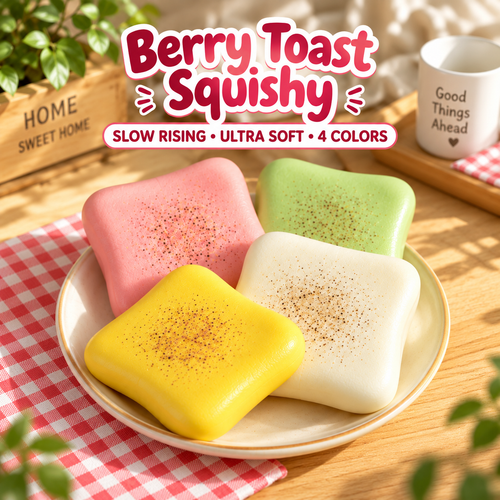 Berry Toast Squishy